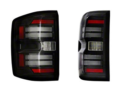 Morimoto XB LED Tail Lights; Black Housing; Smoked Lens (15-19 Sierra 3500 HD DRW w/ Factory Halogen Tail Lights)