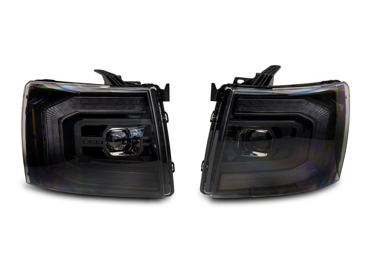 Morimoto Silverado 1500 XB LED Headlights; Black Housing Morimoto Silverado 1500 XB LED Headlights; Black Housing