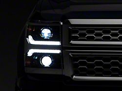Morimoto XB LED Headlights; Chrome Housing; Clear Lens (14-15 Silverado 1500)