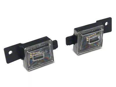 Morimoto XB LED License Plate Lights; Smoked (14-18 Silverado 1500)