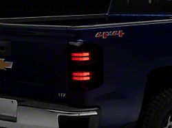 Morimoto XB LED Tail Lights; Black Housing; Red Lens (14-18 Silverado 1500 w/ Factory Halogen Tail Lights)