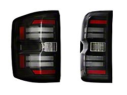 Morimoto XB LED Tail Lights; Black Housing; Smoked Lens (14-18 Silverado 1500 w/ Factory Halogen Tail Lights)
