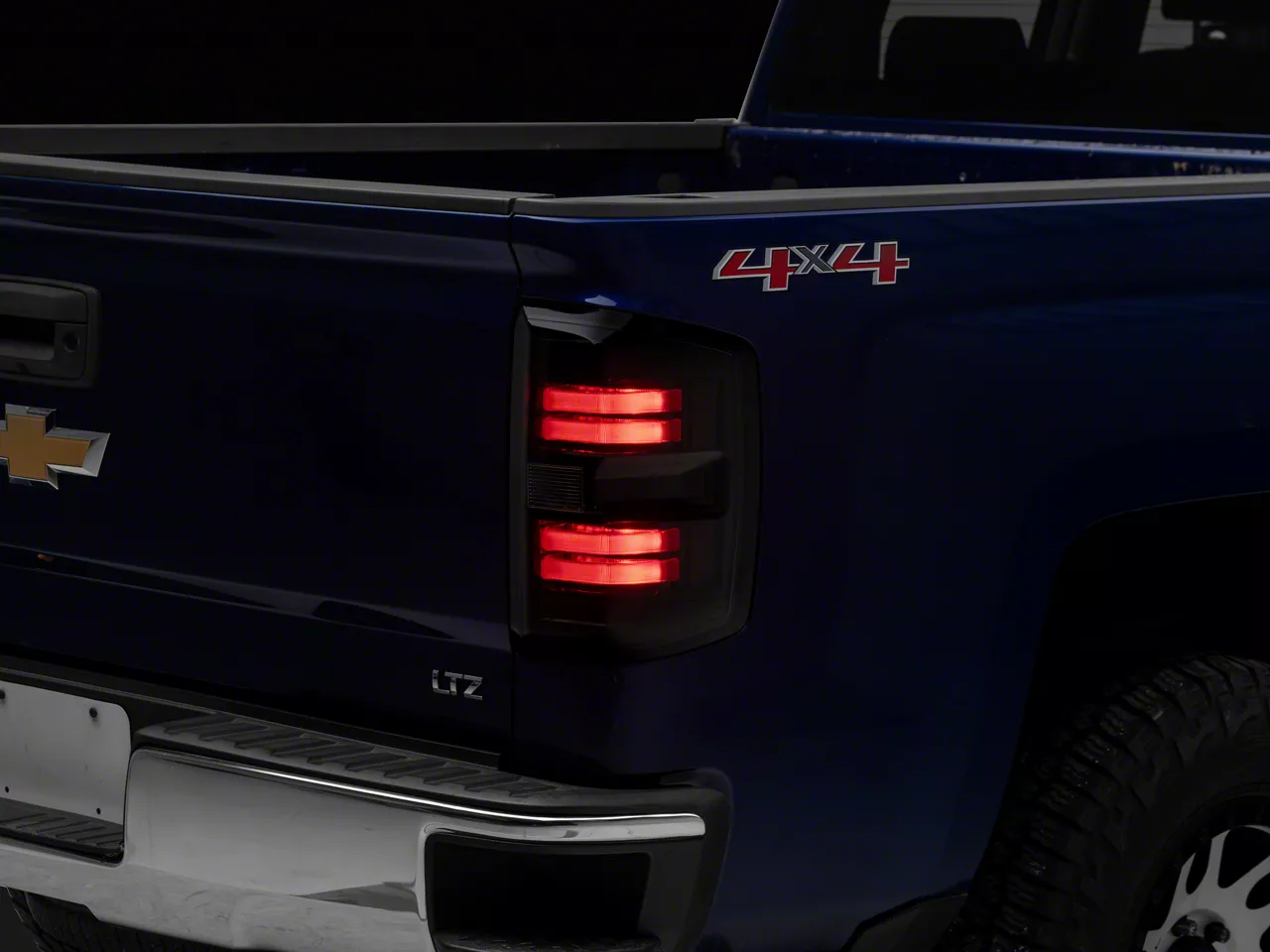 Morimoto Silverado 1500 XB LED Tail Lights; Black Housing; Smoked Lens