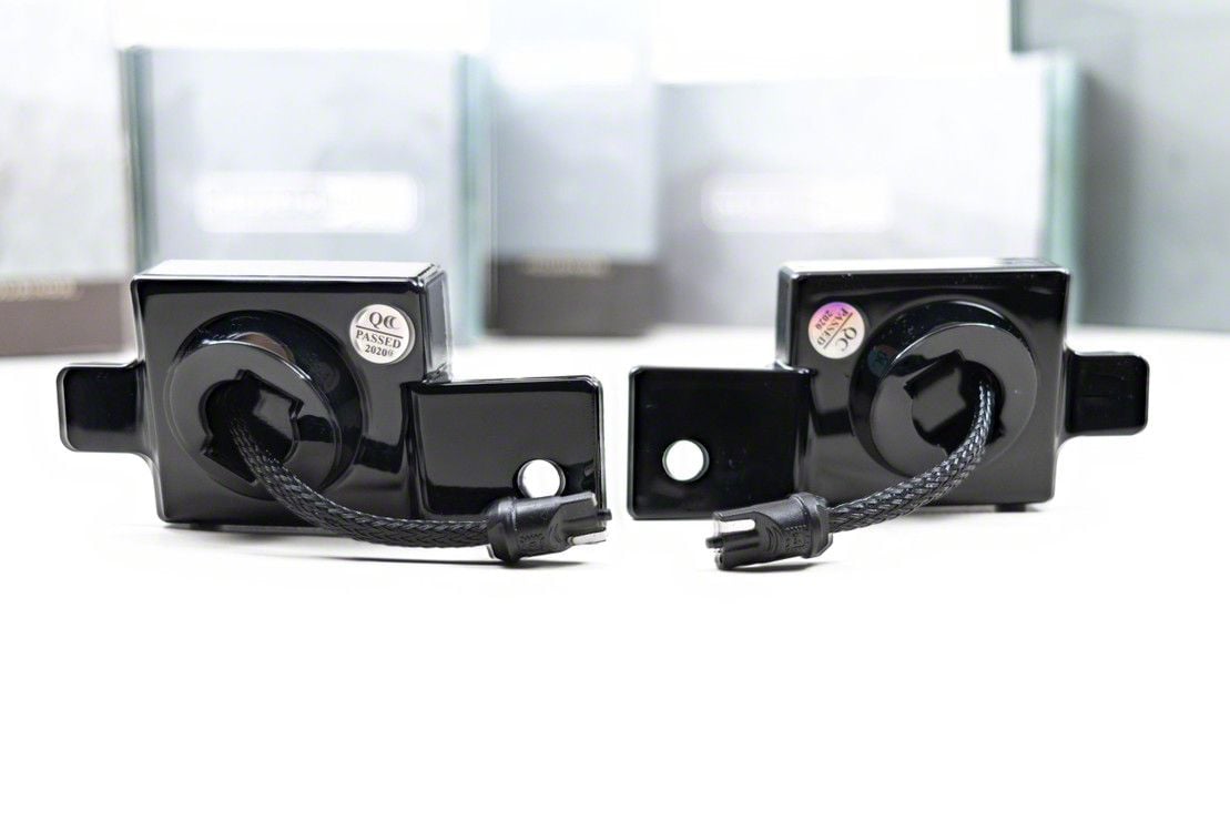 Morimoto Silverado 2500 XB LED License Plate Lights; Smoked LF71207 (15