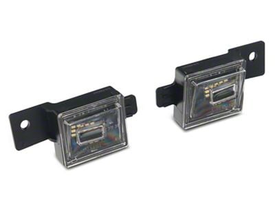 Morimoto XB LED License Plate Lights; Smoked (15-19 Silverado 2500 HD)