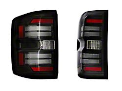 Morimoto XB LED Tail Lights; Black Housing; Smoked Lens (15-19 Silverado 2500 HD w/ Factory Halogen Tail Lights)