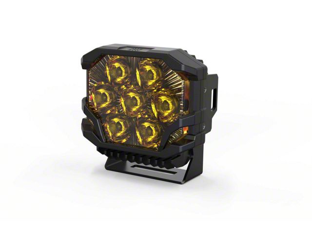 Morimoto BigBanger Amber DRL LED Pod Light; NCS Yellow Spot Beam (Universal; Some Adaptation May Be Required)