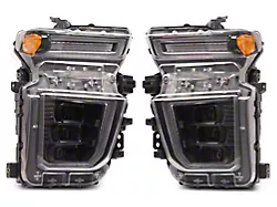 Morimoto XB LED Headlights; Black Housing; Clear Lens (20-23 Silverado 3500 HD)