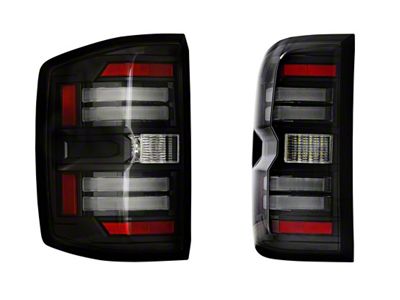Morimoto XB LED Tail Lights; Black Housing; Smoked Lens (15-19 Silverado 3500 HD w/ Factory Halogen Tail Lights)