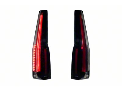 Morimoto XB LED Tail Lights; Black Housing; Smoked Lens (15-20 Tahoe)