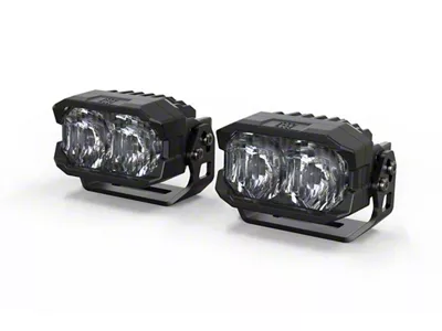 Morimoto 2Banger LED Pod Lights; NCS White Combo Beam (Universal; Some Adaptation May Be Required)