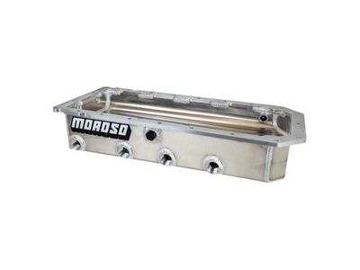Moroso Dry Sump Oil Pan with Four Pickups on Passenger Side; Aluminum (21-24 RAM 1500 TRX)