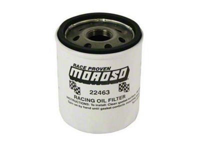 Moroso 3.50-Inch Tall Oil Filter; 13/16-Inch Thread (99-06 V8 Sierra 1500)