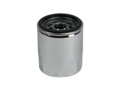 Moroso 3.50-Inch Tall Oil Filter; 13/16-Inch Thread; Chrome (99-06 V8 Sierra 1500)