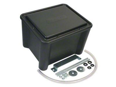 Moroso Sealed Battery Box; Black (Universal; Some Adaptation May Be Required)