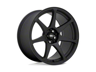 Motegi Battle Matte Black 5-Lug Wheel; 17x9.5; 15mm Offset (87-90 Dakota)