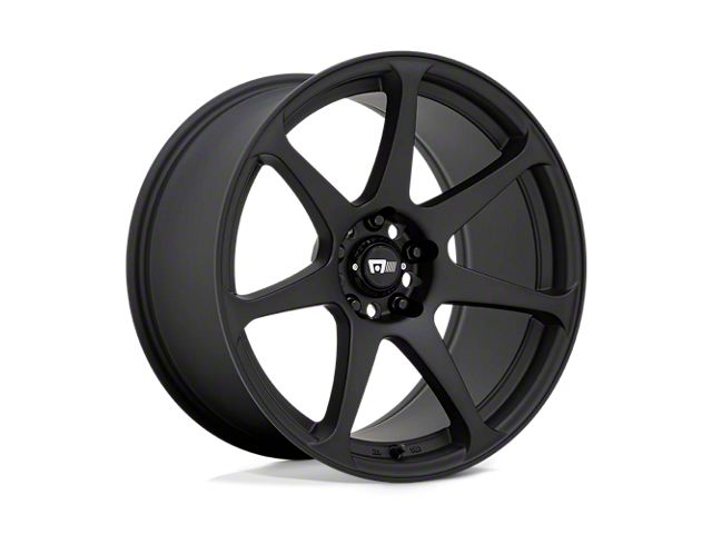 Motegi Battle Matte Black 5-Lug Wheel; 18x9.5; 15mm Offset (87-90 Dakota)