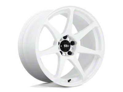 Motegi Battle White 5-Lug Wheel; 18x9.5; 30mm Offset (87-90 Dakota)