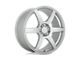 Motegi CS6 Hyper Silver 5-Lug Wheel; 17x7; 40mm Offset (87-90 Dakota)