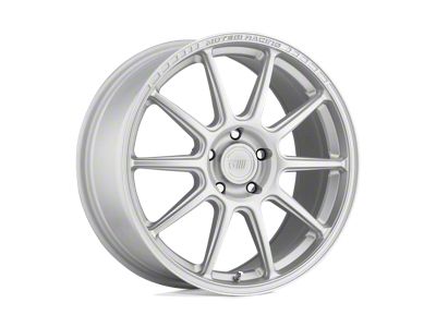 Motegi SS10 Hyper Silver 5-Lug Wheel; 18x8.5; 35mm Offset (87-90 Dakota)