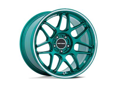 Motegi Tsubaki Hokkaido Green with Machined Lip 5-Lug Wheel; 18x8.5; 35mm Offset (87-90 Dakota)