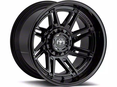 Motiv Off Road Millenium Gloss Black 8-Lug Wheel; 20x10; -12mm Offset (03-09 RAM 3500 SRW)
