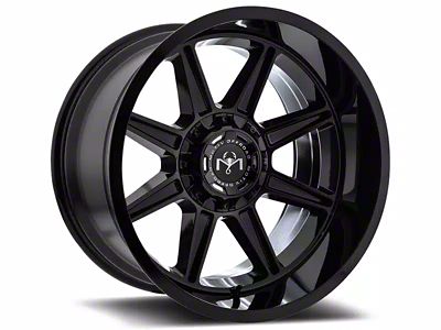 Motiv Off Road Balast Gloss Black 8-Lug Wheel; 20x9; 18mm Offset (94-02 RAM 3500 SRW)