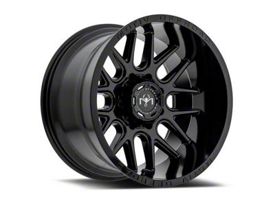Motiv Offroad Magnus Gloss Black 8-Lug Wheel; 20x9; 18mm Offset (20-25 Sierra 3500 HD SRW)