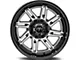 Motiv Off Road Millenium Gloss Black Machined 8-Lug Wheel; 20x10; -12mm Offset (07-10 Sierra 3500 HD SRW)