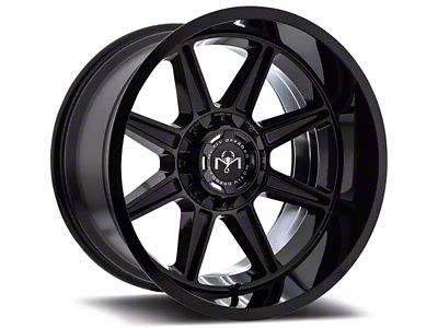 Motiv Off Road Balast Gloss Black 8-Lug Wheel; 20x9; 18mm Offset (07-10 Silverado 2500 HD)