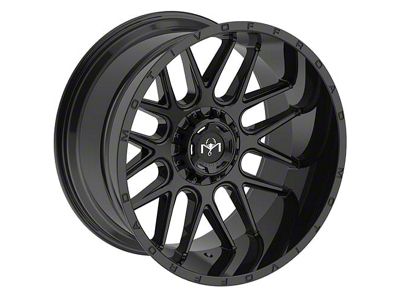 Motiv Offroad Magnus Gloss Black 8-Lug Wheel; 20x12; -44mm Offset (01-06 Silverado 2500 HD)