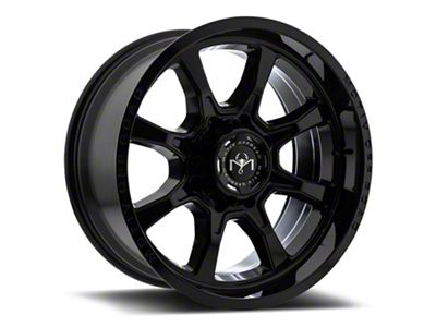 Motiv Offroad Glock Gloss Black 5-Lug Wheel; 18x9; 18mm Offset (02-08 RAM 1500, Excluding Mega Cab)