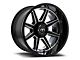 Motiv Offroad Balast Gloss Black with Chrome Accents 6-Lug Wheel; 18x9; 18mm Offset (15-20 F-150)