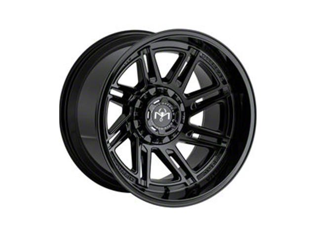 Motiv Offroad Millenium Series Gloss Black 8-Lug Wheel; 20x9; 18mm Offset (15-19 Sierra 3500 HD SRW)