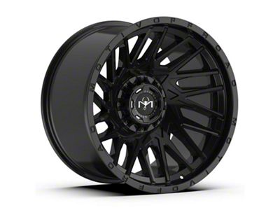 Motiv Offroad Mutant Gloss Black 6-Lug Wheel; 20x9; 18mm Offset (19-25 Silverado 1500)