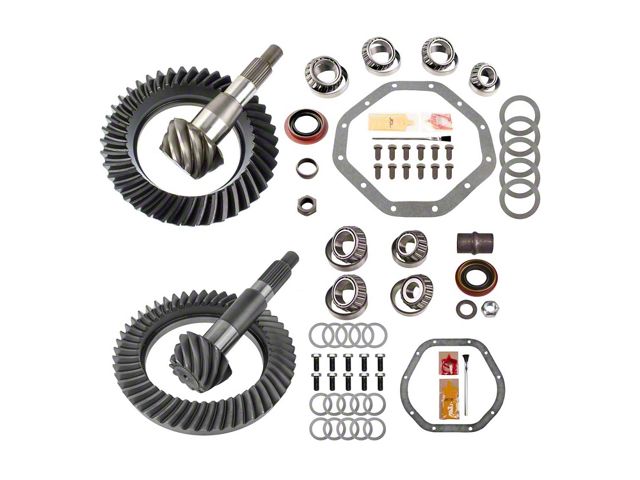 Motive Gear Dana 44 Front and 9.25-Inch Rear Axle Complete Ring and Pinion Gear Kit; 4.56 Gear Ratio (2002 4WD RAM 1500)