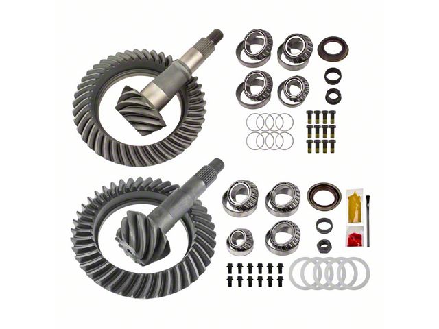 Motive Gear 9.25-Inch Front and 11.50-Inch Rear Axle Complete Ring and Pinion Gear Kit; 4.10 Gear Ratio (07-10 4WD RAM 2500)