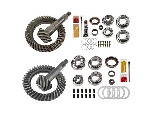 Motive Gear 9.25-Inch Front and 11.50-Inch Rear Axle Complete Ring and Pinion Gear Kit; 4.10 Gear Ratio (14-16 4WD RAM 3500)