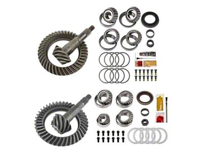 Motive Gear 9.25-Inch Front and 11.80-Inch Rear Axle Complete Ring and Pinion Gear Kit; 4.10 Gear Ratio (14-16 4WD RAM 3500)