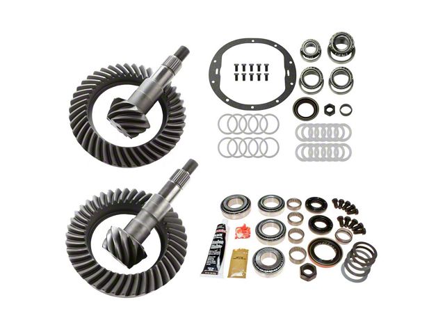 Motive Gear 8.25-Inch Front and 8.50-Inch Rear Axle Complete Ring and Pinion Gear Kit; 4.11 Gear Ratio (09-14 Sierra 1500)