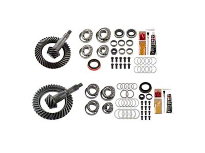 Motive Gear 8.25-Inch Front and 9.50-Inch Rear Axle Complete Ring and Pinion Gear Kit; 4.56 Gear Ratio (14-18 Sierra 1500)