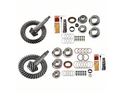 Motive Gear 9.25-Inch Front and 11.50-Inch Rear Axle Complete Ring and Pinion Gear Kit; 4.10 Gear Ratio (11-18 4WD Sierra 3500 HD)