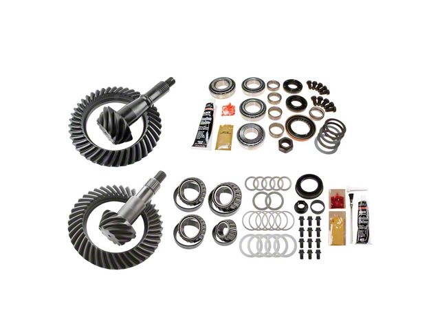 Motive Gear 8.25-Inch Front and 9.50-Inch Rear Axle Complete Ring and Pinion Gear Kit; 3.73 Gear Ratio (14-18 Silverado 1500)