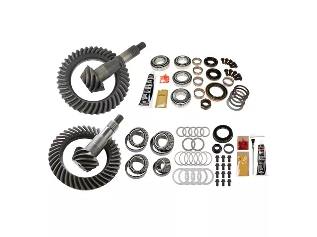 Motive Gear 8.25-Inch Front and 9.50-Inch Rear Axle Complete Ring and Pinion Gear Kit; 4.10 Gear Ratio (14-18 Silverado 1500)