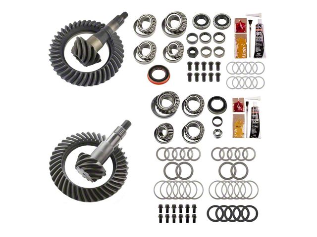 Motive Gear 8.25-Inch Front and 9.76-Inch Rear Axle Complete Ring and Pinion Gear Kit; 3.73 Gear Ratio (14-18 Silverado 1500)