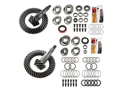 Motive Gear 8.25-Inch Front and 9.76-Inch Rear Axle Complete Ring and Pinion Gear Kit; 4.10 Gear Ratio (14-18 Silverado 1500)
