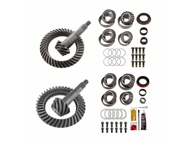 Motive Gear 9.25-Inch Front and 10.50-Inch Rear Axle Complete Ring and Pinion Gear Kit; 4.10 Gear Ratio (07-10 4WD Silverado 2500 HD)