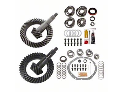 Motive Gear 9.25-Inch Front and 9.50-Inch Rear Axle Complete Ring and Pinion Gear Kit; 4.10 Gear Ratio (07-10 4WD Silverado 2500 HD)