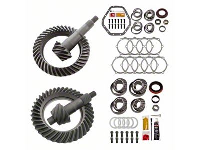 Motive Gear 9.25-Inch Front and 10.50-Inch Rear Axle Complete Ring and Pinion Gear Kit; 4.56X Gear Ratio (07-10 4WD Silverado 3500 HD)
