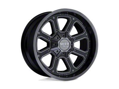 Moto Metal Shift Matte Gray with Gloss Black Inserts 8-Lug Wheel; 20x9; -12mm Offset (01-06 Sierra 2500 HD)